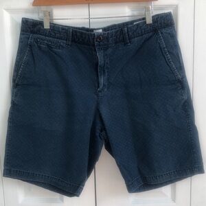 GAP Men's Shorts In Indigo Dot Size 34